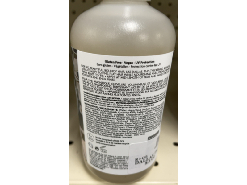 R+Co Dallas Thickening Shampoo, Biotin, 8.5 fl oz/251 mL