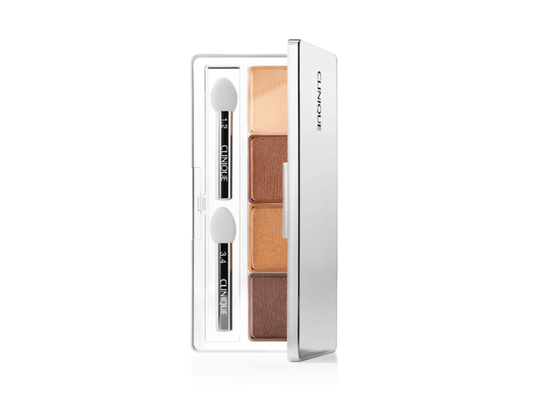 Clinique All About Shadow Quad Eye Shadow Palette, 3 Morning Java, 16 oz/4.8 g