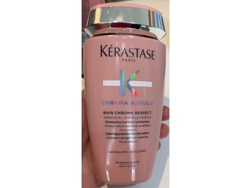 Kerastase Bain Chroma Respect Shampoo, Chroma Absolu, 8.5 fl oz/250 mL