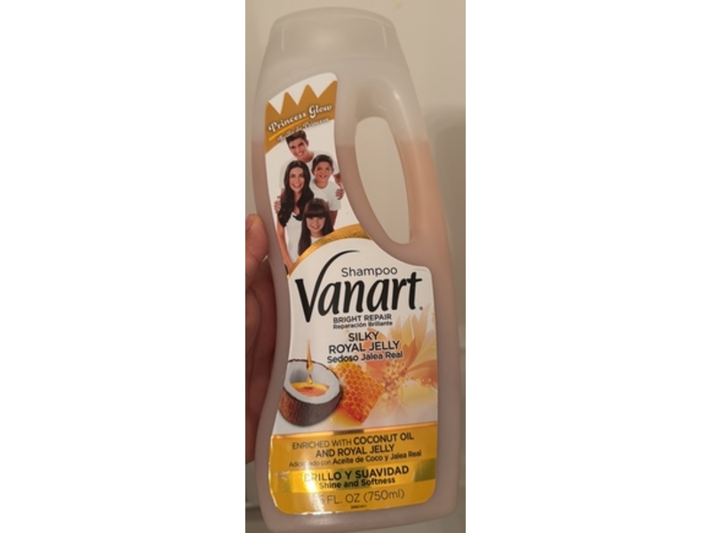 Vanart Bright Repair Shampoo, Coconut Oil & Royal Jelly, 25 fl oz/750 mL