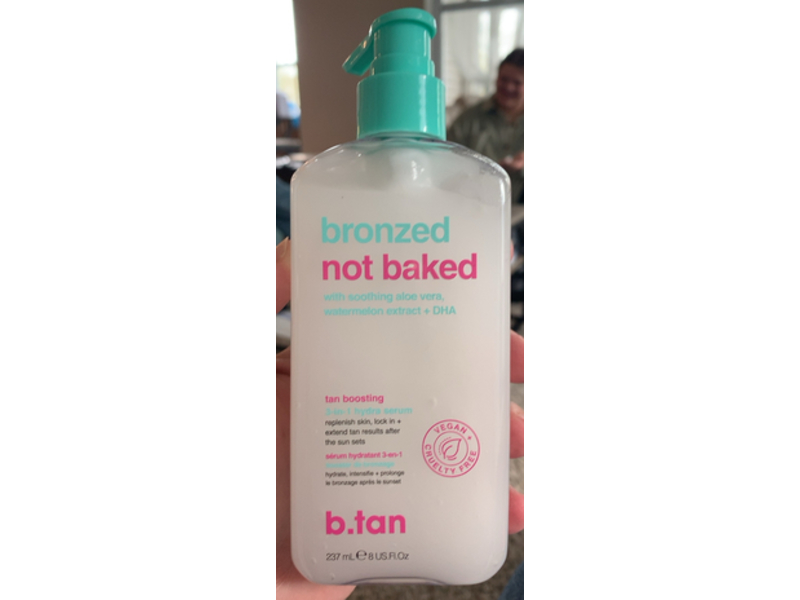 B.Tan Bronzed Not Baked Tan Boosting 3-in-1 Hydra Serum, 8 fl oz/237 mL