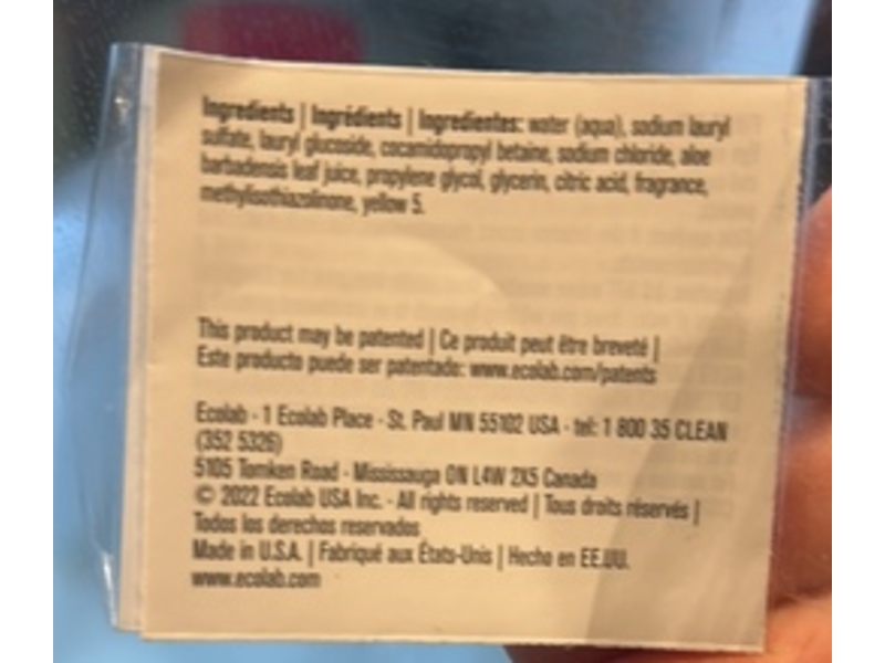 Ecolab Foaming Hand Soap, 25 fl oz/750 mL