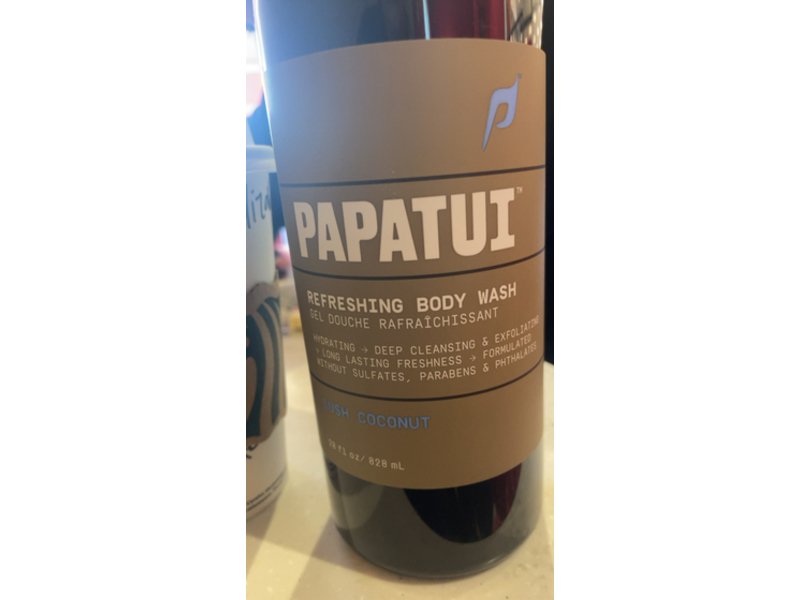Papatui Refreshing Body Wash, Lush Coconut, 28 fl oz/828 mL