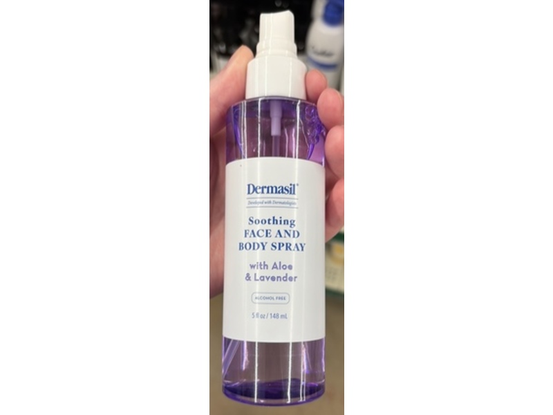Dermasil Soothing Face And Body Wash, Aloe & Lavender, 5 fl oz/148 mL