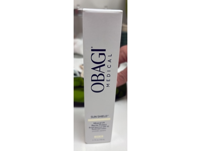 Obagi Sun Shield Mineral UV Barrier Protect Sunscreen Lotion, SPF 40, 1.7 fl oz/50 mL