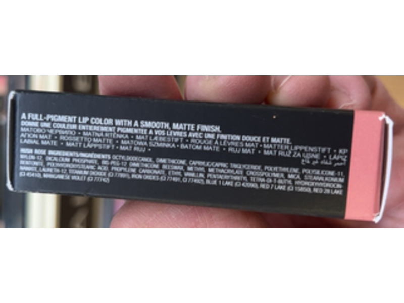 Anastasia Beverly Hills Matte Lipstick, Hush Rose, 0.10 oz/3 g