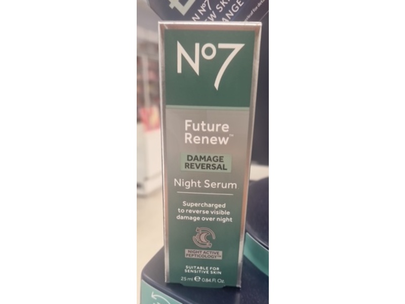 No7 Future Renew Night Serum, 0.84 fl oz/25 mL