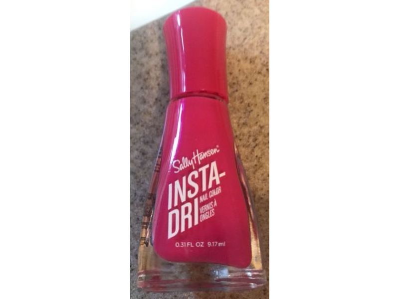 Sally Hansen Insta-Dri Nail Polish, 303 Flashy Fuchsia, 0.31 fl oz/9.17 mL