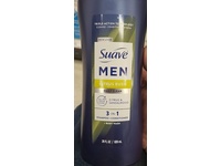 Suave Men Daily Clean Citrus Rush 3-In-1 Shampoo + Conditioner + Body Wash, Citrus & Sandalwood, 28 fl oz/828 mL - thumbnail 2