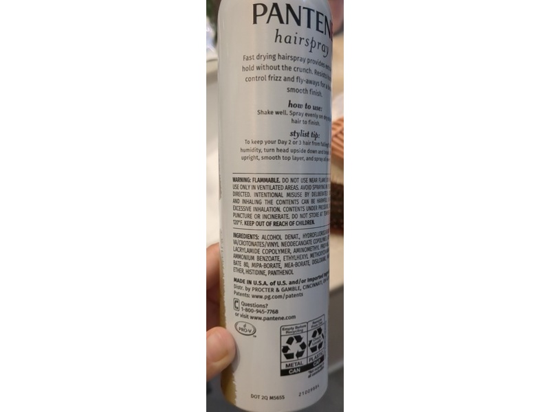 Pantene Pro-V Control Frizz Hair Spray, Extra Strong Hold, 7 oz/200 g