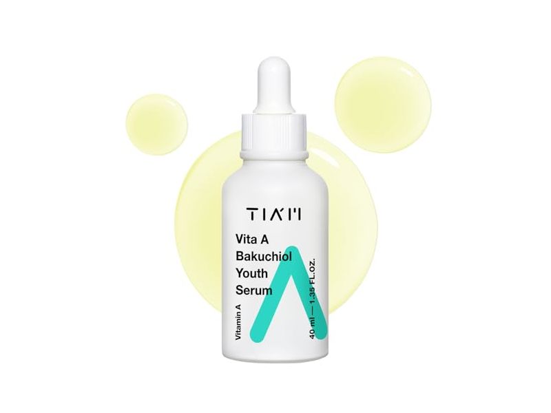 TIA'M Bakuchiol Youth Serum, Vitamin A, 1.35 fl oz/40 mL