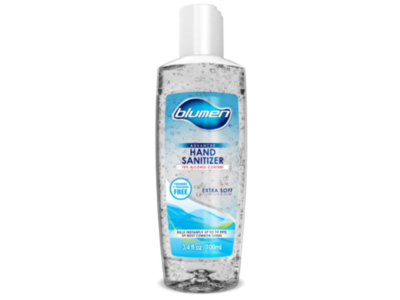 Blumen Advanced Hand Sanitizer, Glycerin & Aloe, 3.4 fl oz/100 mL