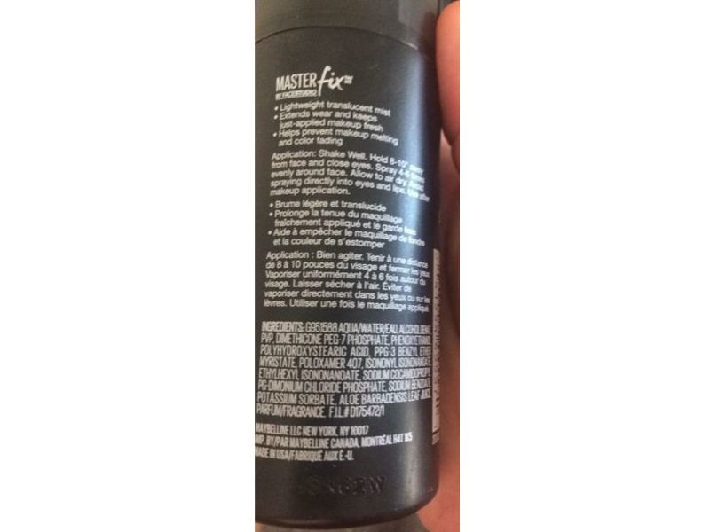 Maybelline New York FaceStudio Master Fix Wear-Boosting Setting Spray, 3.4 fl oz/100 mL