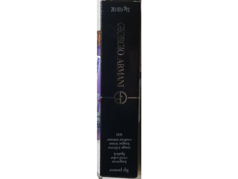 Giorgio Armani Lip Power Longwear Vivid Color Lipstick, 400, 0.11 oz/3.1 g
