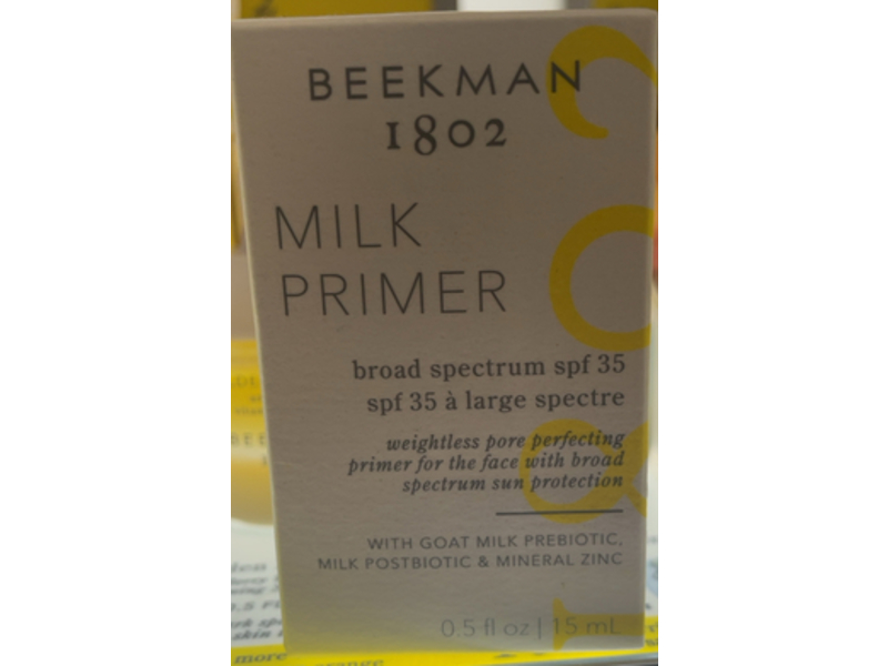 Beekman 1802 Milk Primer, SPF 35, 0.5 fl oz/15 mL