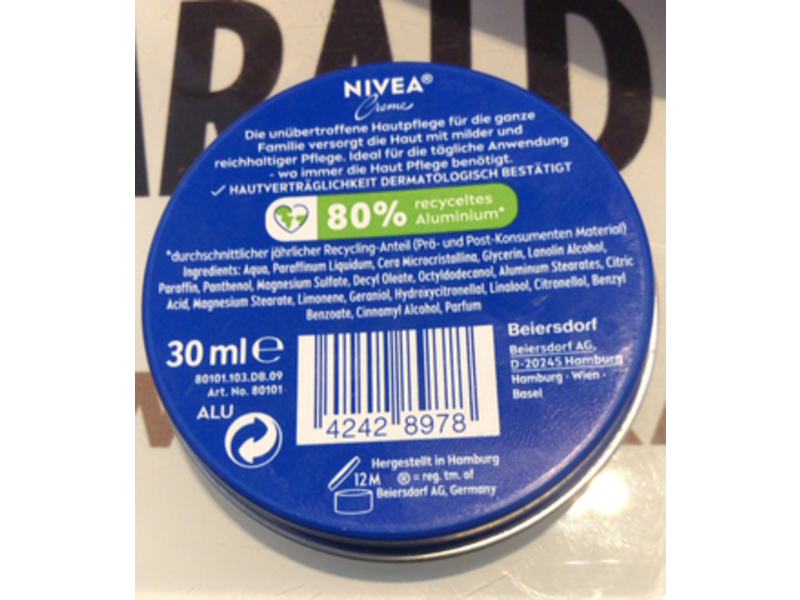 Nivea Cream, 30 mL