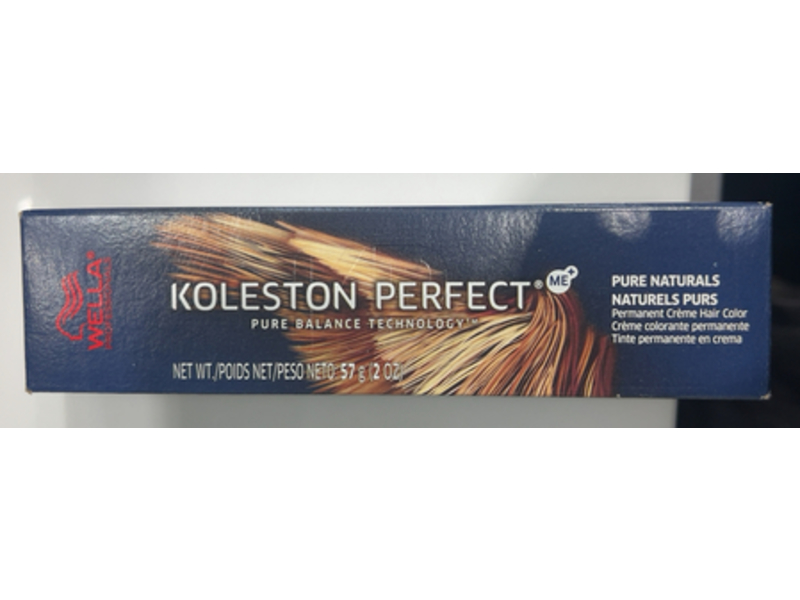 Wella Professionals Koleston Perfect Me+ Permanent Creme Hair Color, 55/0 Intense Light Brown/Natural, 2 oz/57 g
