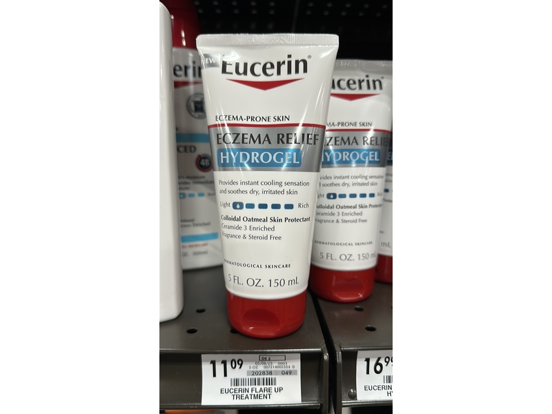 Eucerin Eczema Relief Hydrogel, 5 fl oz/150 mL