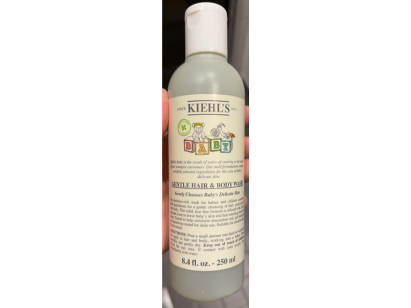 Kiehl's Baby Gentle Hair & Body Wash, 8.4 fl oz/250 mL
