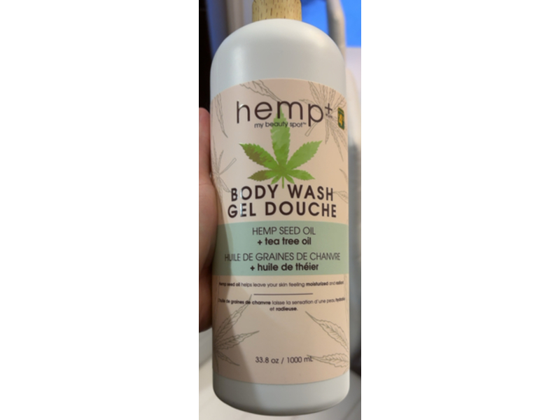 My Beauty Spot Body Wash, Hemp Seed Oil + Tea Tree Oil, 33.8 fl oz/1000 mL