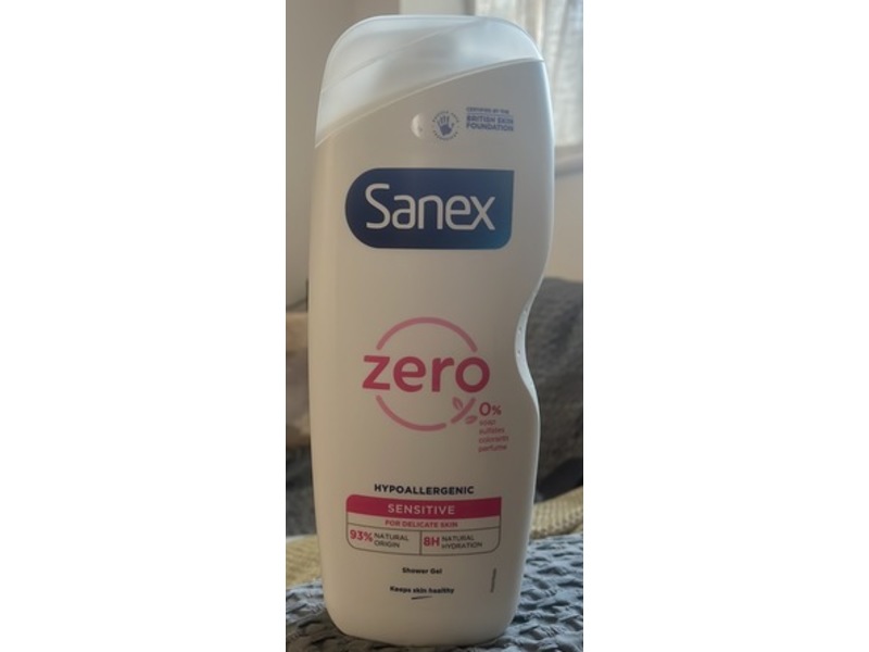 Sanex Zero% Hypoallergenic Sensitive Shower Gel, 570 mL