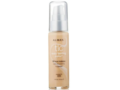 Almay Truly Lasting Color Makeup Foundation, Neutral 220, 1 fl oz/30 mL
