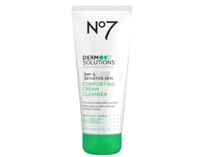 No7 Derm Solutions Calming Gel Cleanser, 6.7 fl oz/200 mL