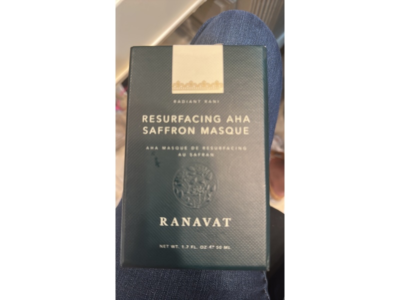 Ranavat Resurfacing AHA Saffron Masque, 1.7 fl oz/50 mL