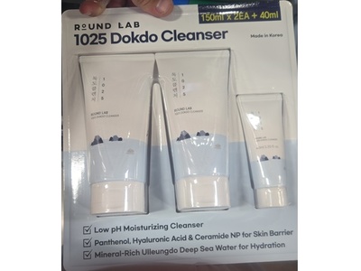 Round Lab 1025 Dokdo Cleanser Set, Pack Of 3