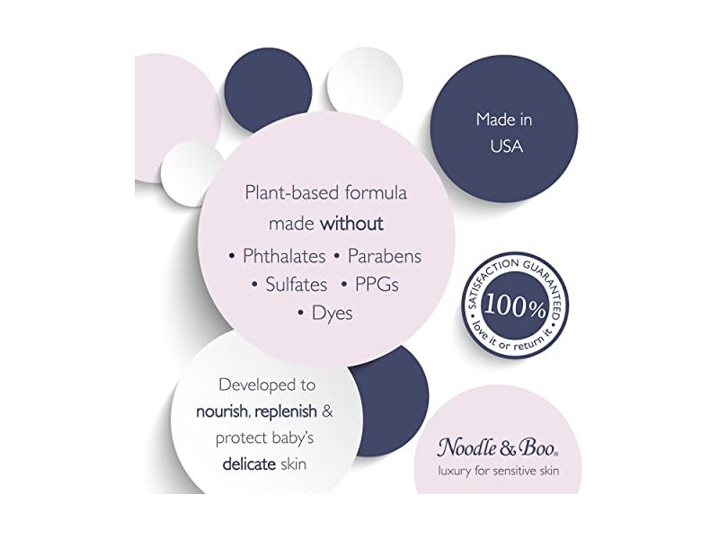 Noodle & Boo Soothing Body Wash, Fragrance Free, 16 fl oz/473 mL