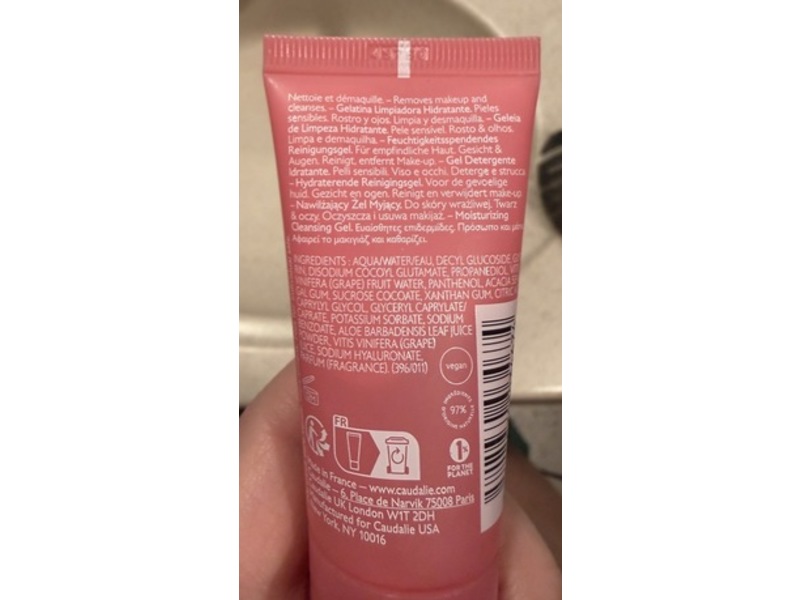 Caudalie Moisturizing Cleanising Gel, VinoHydra, 1fl oz/30 mL