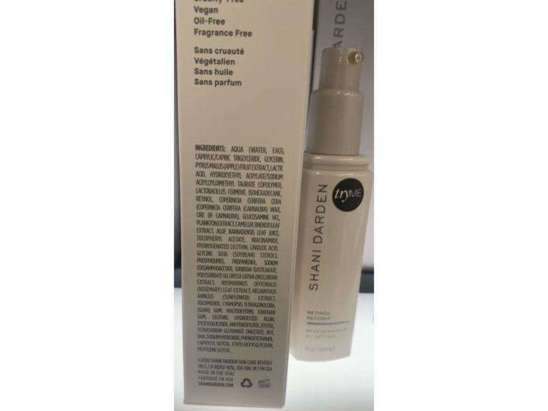 Shani Darden Retinol Reform Serum, Retinol + Lactin Acid, 1 fl oz/30 mL