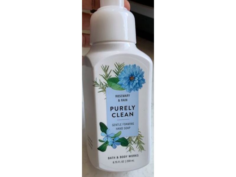 Bath & Body Works Purely Clean Gentle Foaming Hand Soap, Rosemary & Rain, 8.75 fl oz/259 mL