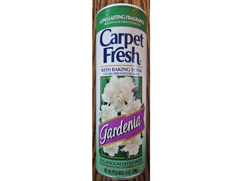 Carpet Fresh Rug And Room Deodorizer, Gardenia, Baking Soda, 14 oz/396 g