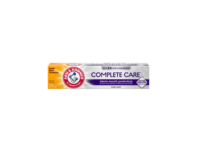 Arm & Hammer Complete Care Whole Mouth Toothpaste, Fresh Mint, 6.0 oz/170 g