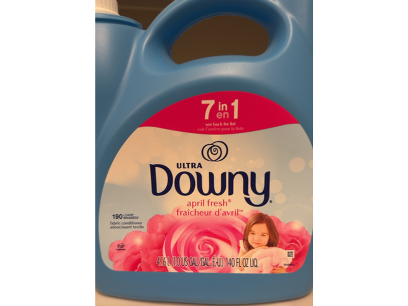 Downy Ultra Fabric Conditioner, April Fresh, 190 Loads, 140 fl oz/4.16 L