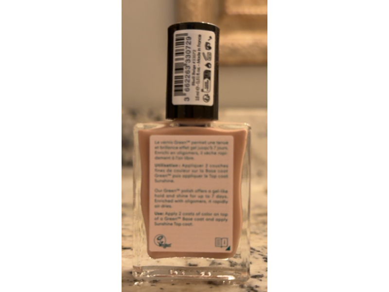 Manucurist Green Nail Polish, Shell Beige, 0.5 fl oz