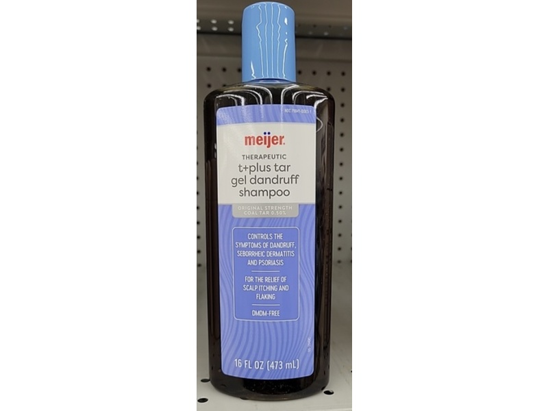 Meijer t+Plus Tar Gel Dandruff Shampoo, 16 fl oz/473 mL