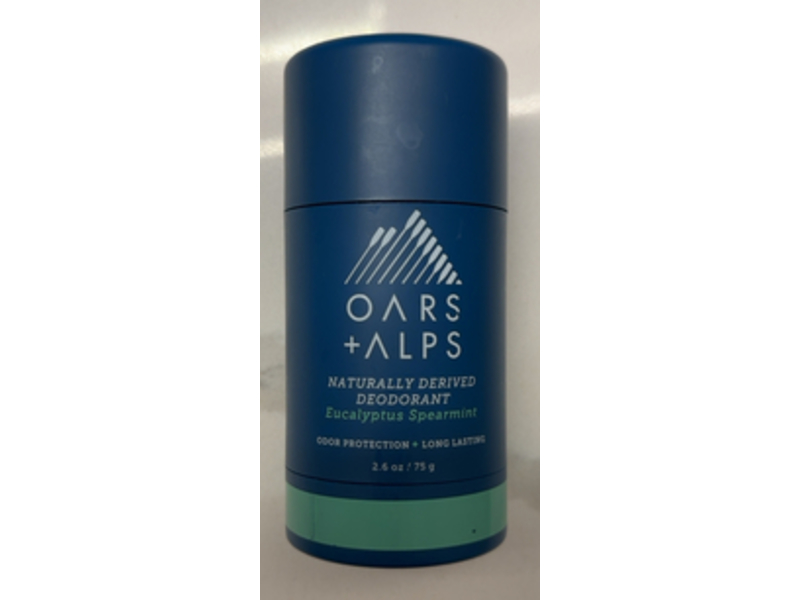 Oars + Alps Odor Protection Deodorant, Eucalyptus Spearmint, 2.6 oz/75 g, Pack Of 2