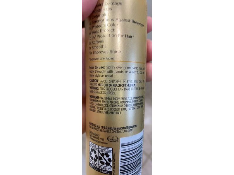 Pantene Pro-V Miracle Rescue 10-in-1 Multi Tasking Spray, 5.7 fl oz/170 mL