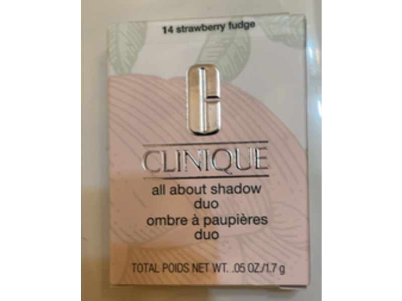 Clinique All About Shadow Duo, 14 Strawberry Fudge, 0.05 oz/1,7 g