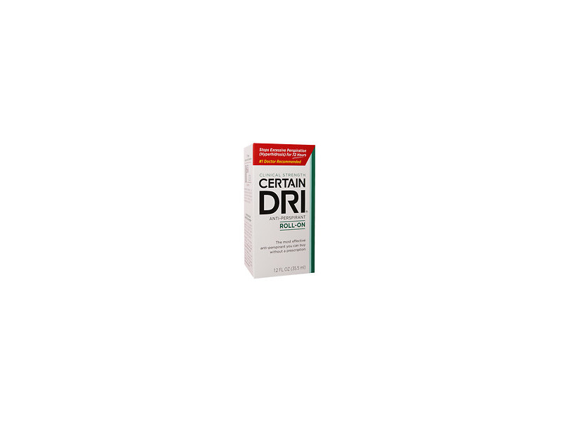 Certain Dri Antiperspirant RollOn for Excessive Perspiration, 1.2 oz