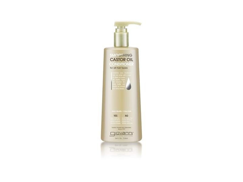 Giovanni Smoothing Conditioner, Castor Oil , 24 fl oz/710 mL