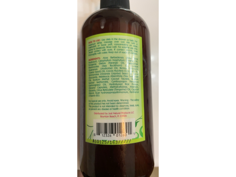 Just Nutritive Clear Face & Body Wash, 16 fl oz/473 mL