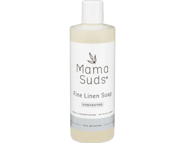 Mama Suds Fine Linen Soap, Unscented, 16 fl oz/473 mL