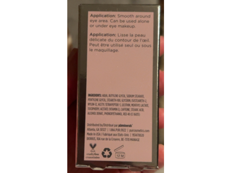 Pur Eye Perfecting Primer Gel, Hydra Lift, 0.18 oz/5 mL