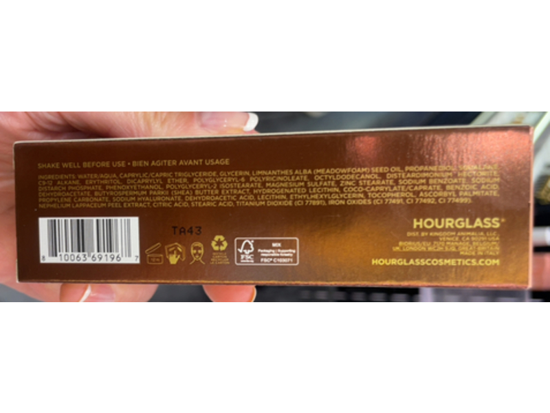 Hourglass Veil Hydrating Skin Tint Foundation, 9, 1.1 fl oz/35 mL