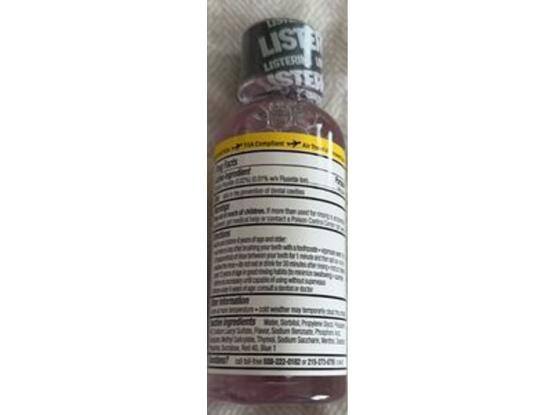 Listerine Total Care Mouth Wash, Zero Alcohol, 3.2 fl oz/95 mL