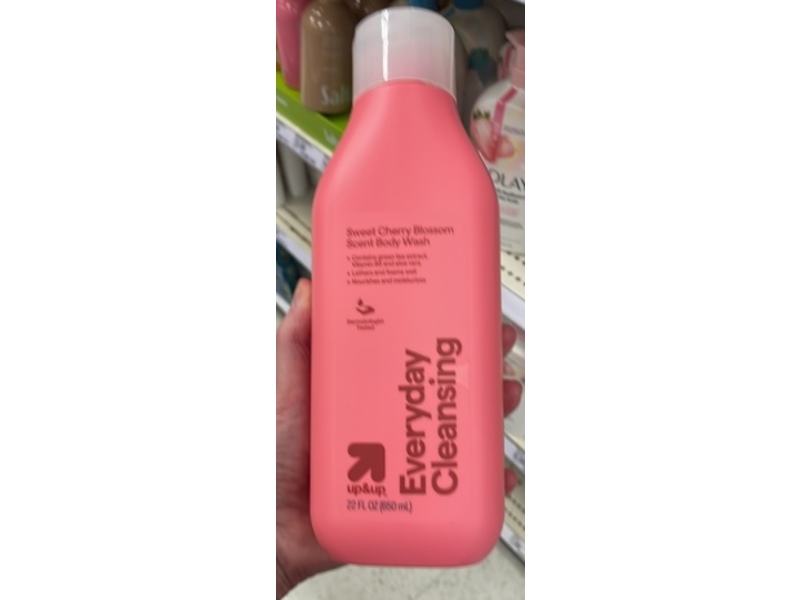 Up & Up Everyday Cleansing Body Wash, Sweet Cherry Blossom, 22 fl oz/650 mL
