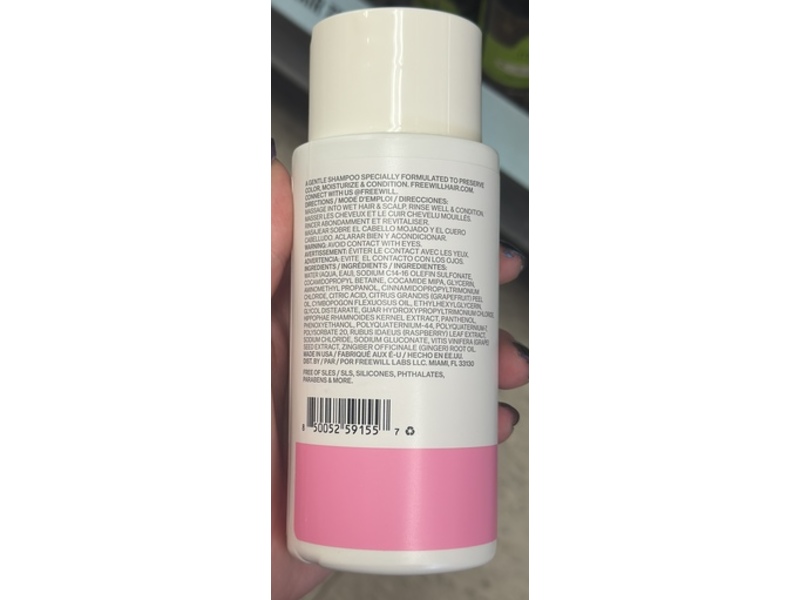 Freewill Color Preserve Shampoo, 8.5 fl oz/250 mL